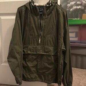 GAP Women’s Olive Green Hooded Jacket